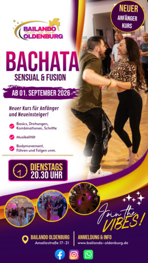 Bachata KursFlyer Bachata KursFlyer